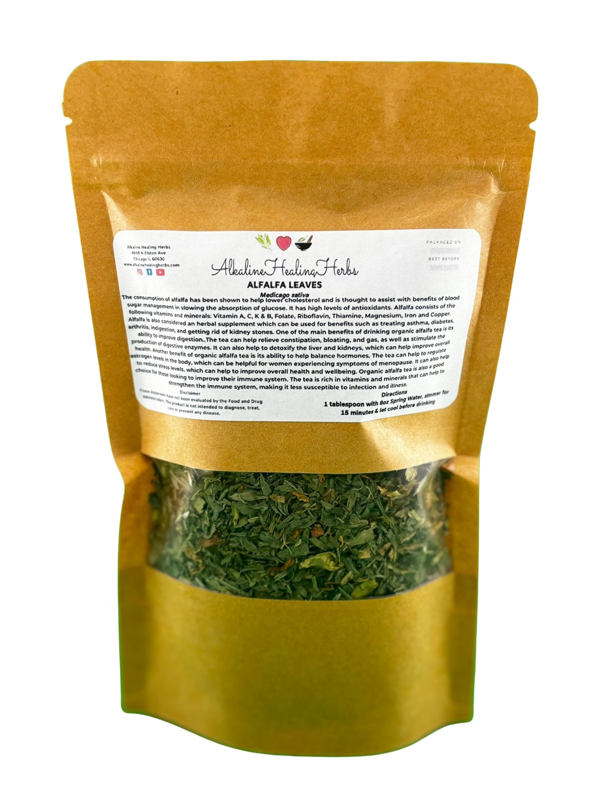 Alfalfa Leaves Tea