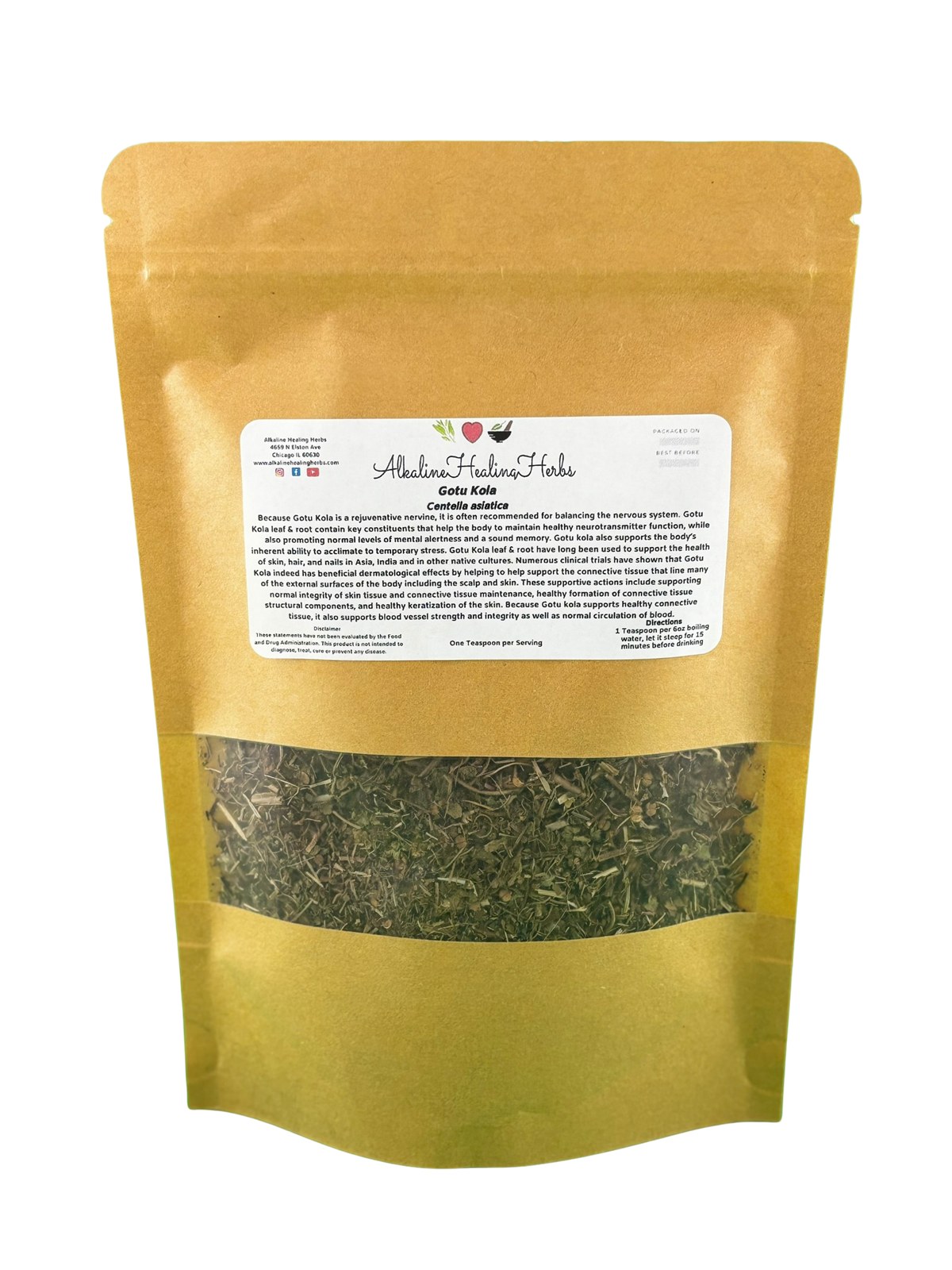Gotu Kola Centella Asiatica